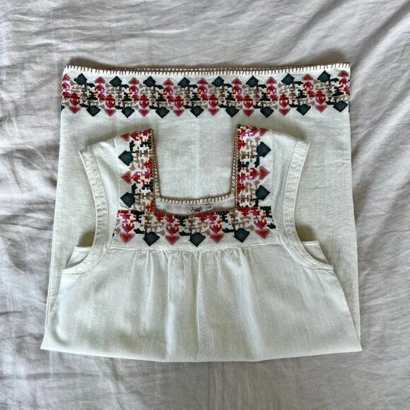 FAHERTY Hailee Dress - White, Size XXS - White - Picture 11 of 11